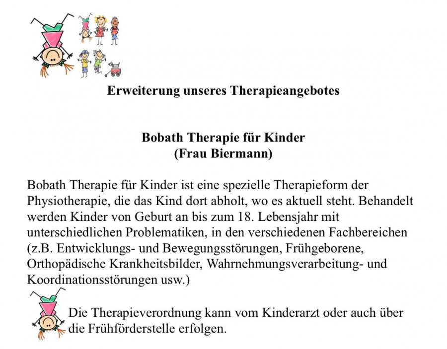 Bobath Therapie für Kinder